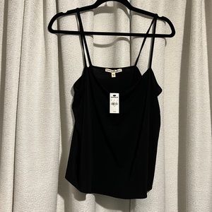 Cowlneck blank tank top
